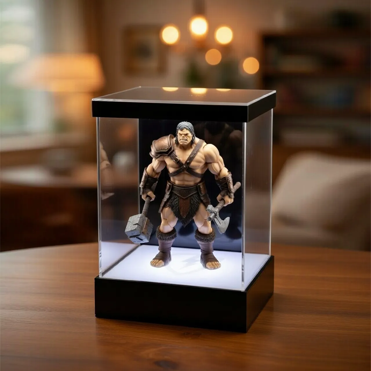 Display figure akrilik custom di Medan